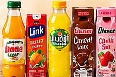Şişe meyve suları, limonata ve kutu sütler