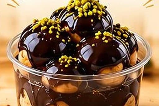 Çikolata Cup Profiterol, AL&Mİ cafe menüsü